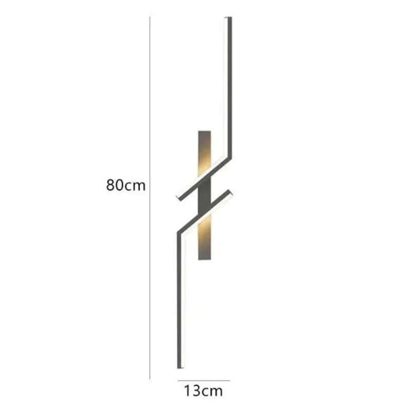 Arandela LED de Parede Interna Moderna Minimalista Cazza