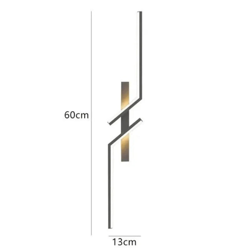 Arandela LED de Parede Interna Moderna Minimalista Cazza