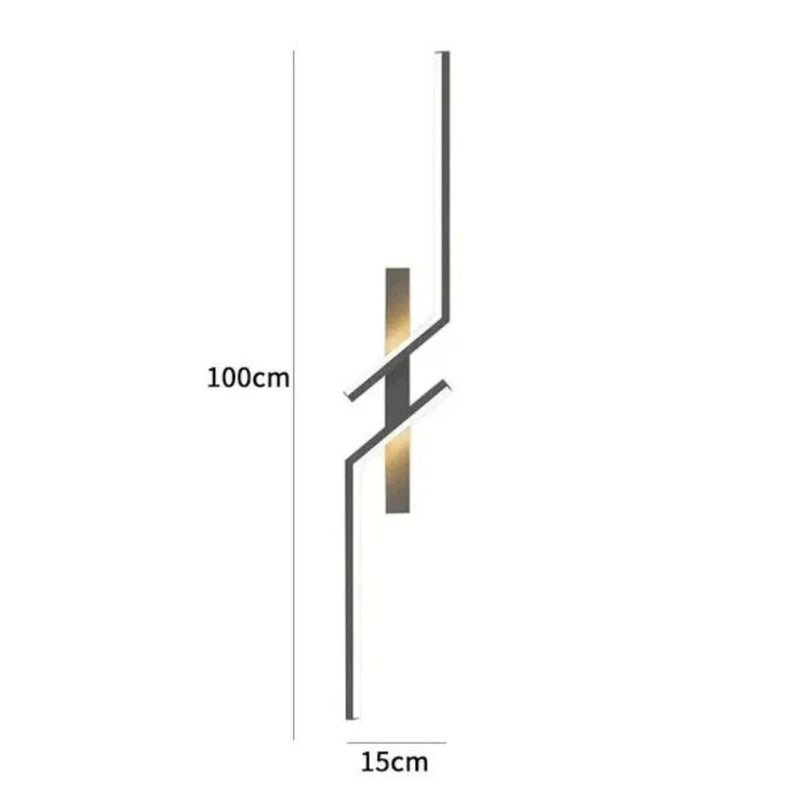 Arandela LED de Parede Interna Moderna Minimalista Cazza