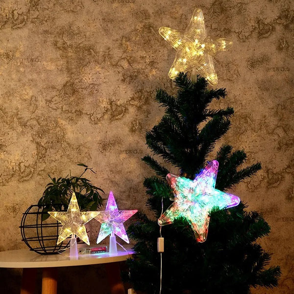 Ponteira para Árvore de Natal Estrela Luminosa Cazza