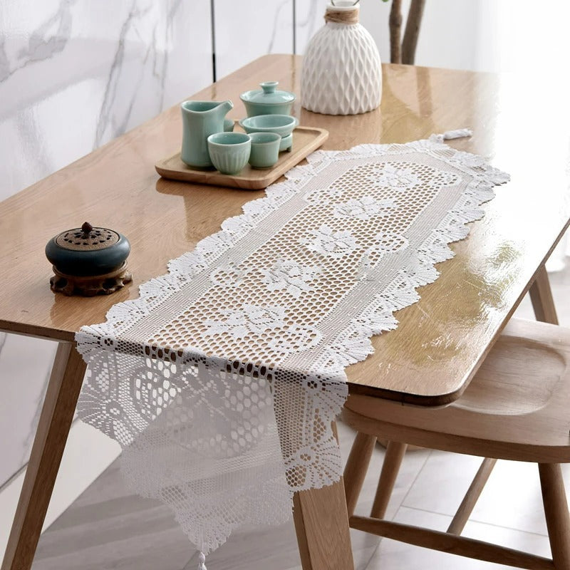 Caminho de Mesa Renda Elegance Cazza