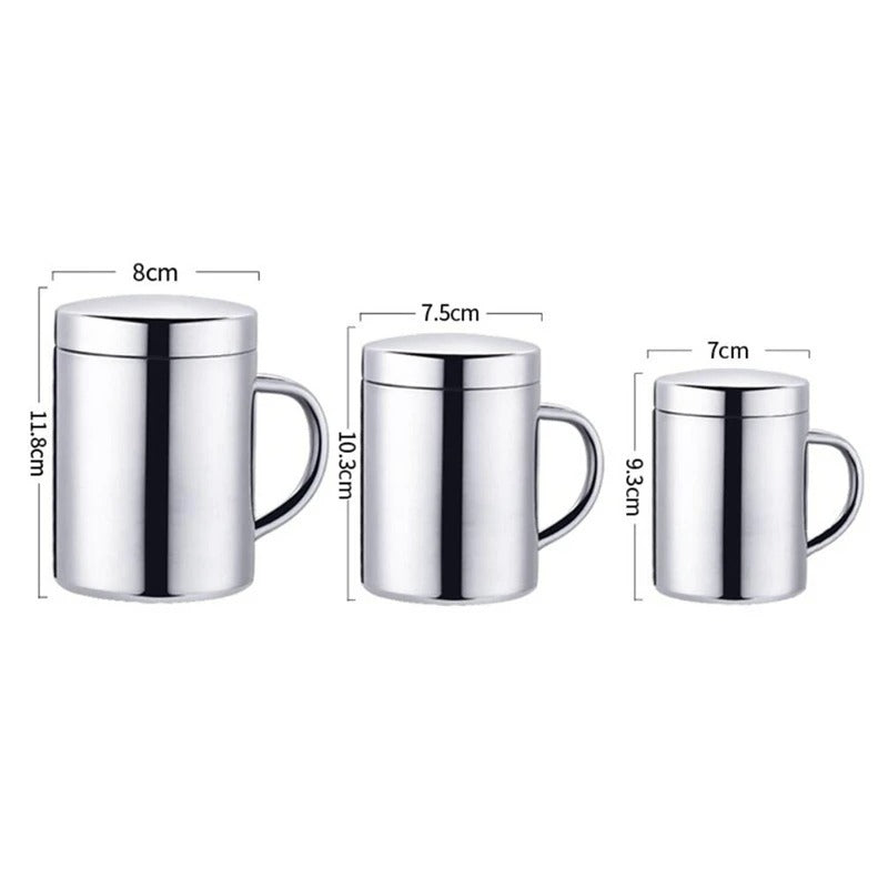 Caneca de Viagem Inox Parede Dupla Cazza