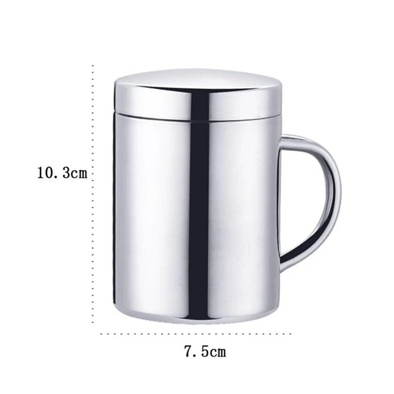 Caneca de Viagem Inox Parede Dupla Cazza